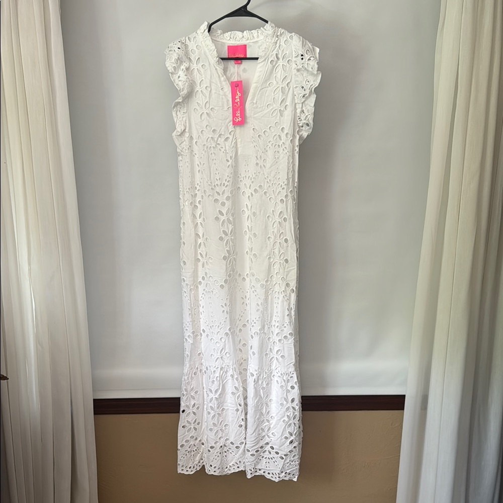 Lilly Pulitzer White Maxi Gown